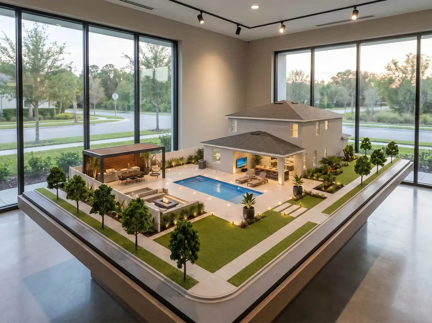 Proyecto con piscina X-Pools serie Austin