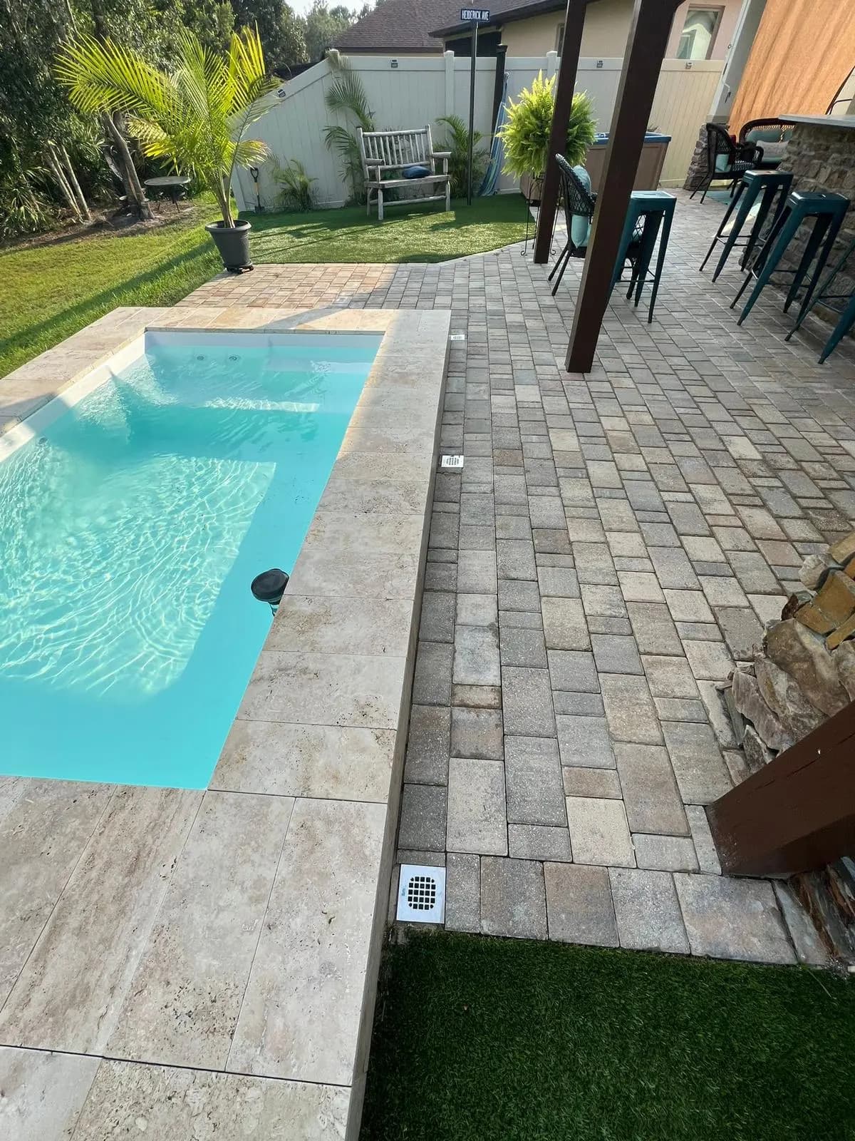 Proyecto con piscina X-Pools serie Key West