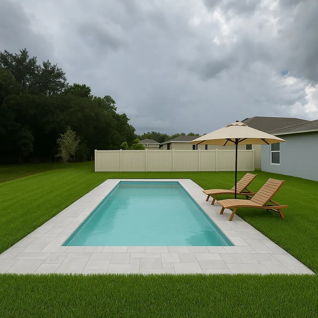 Proyecto con piscina X-Pools serie Key West